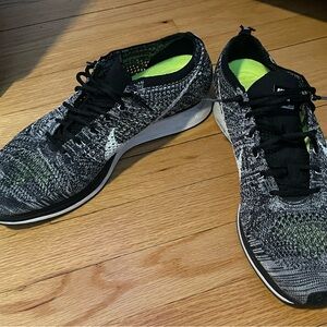 Nike Black and Gray FlyKnit Racers
